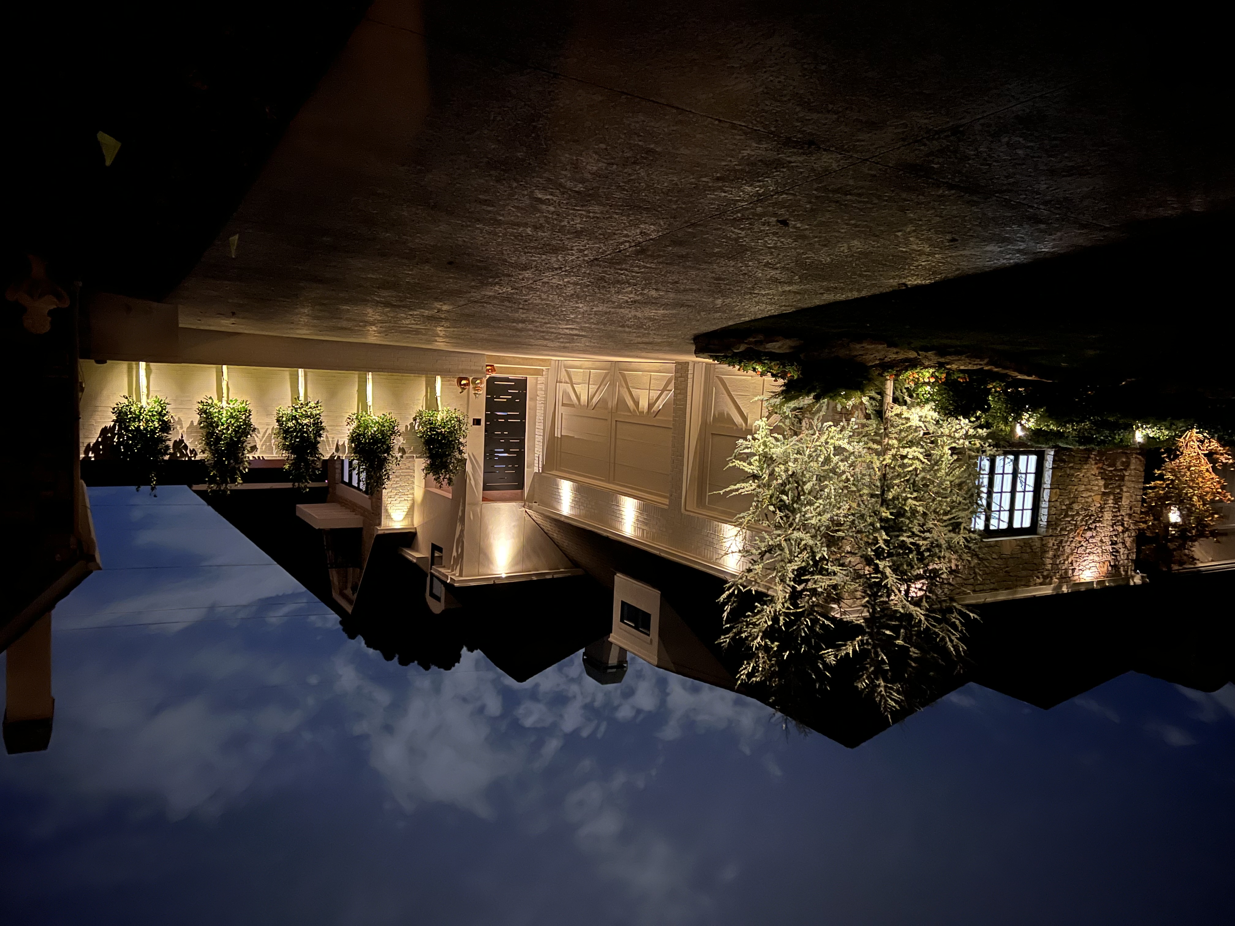 Landscape Lighting - Night Scene