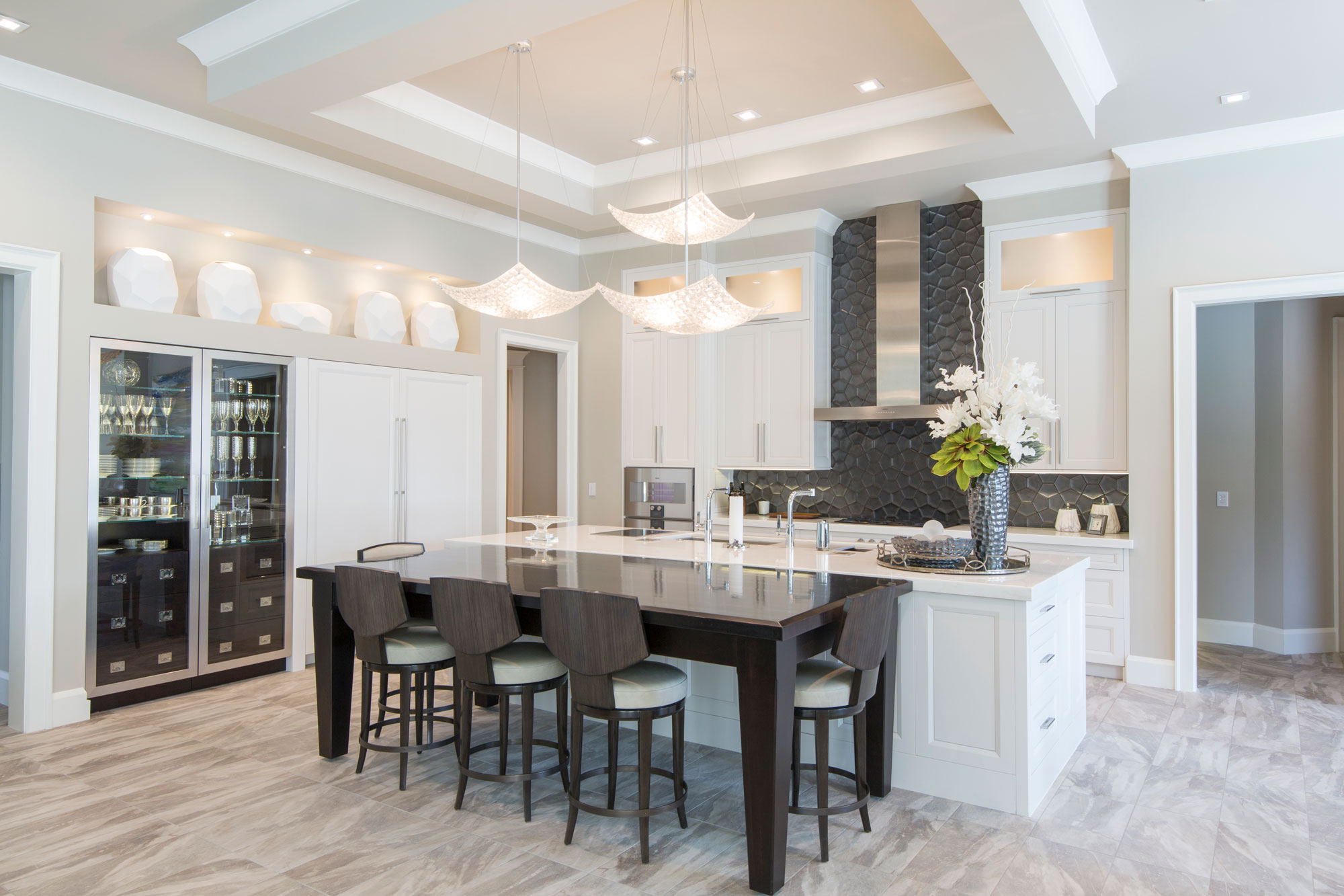 Luxury Kitchen with Integrated Audio