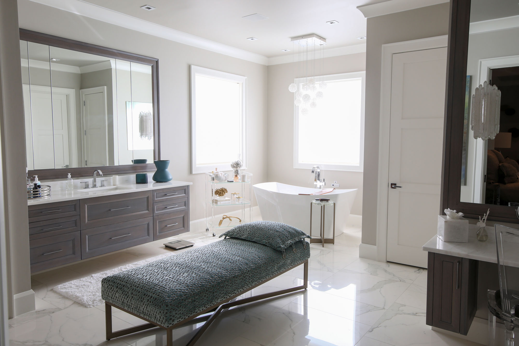 Luxury Master Bath with In-Ceiling Audio